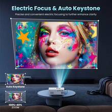 Portable Video Projector, Home Theater Projector, Mini Outdoor Projector, 1920*1080p Resolution, Supports Mobile Phone Projection, Suitable For IOS/TV Stick/USB/Laptop And Other Devices. - 查看 5