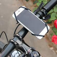 1pc Adjustable Bicycle Phone Holder - Sturdy Black Design Bike Phone Mount, Firm Grip Suitable For Bicycle, E-Bike, Scooter And Outdoor Activities - Perfect Christmas Gift For Cyclists, Bicycle Phone Holder, E-Bike Accessories, Fashionable Accessories, Durable Structure, No Battery Required.