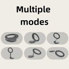 Creative Car Metal Phone Holder - Universal Car Magnetic Foldable Adjustable Holder - Multifunctional, Compact, And Practical Holder - Gift For Car Enthusiasts Compatible With IPhone, Android Phone, Gift For Birthday, Family, Friends For Summer Gifts Birthday Driving Car Accessories Car Phone Holder Strong Load-Bearing - Multicolor - View 8