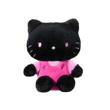 Miniso 1pc Sanrio Character Color Changing Plush Hanging Decor - Hello Kitty (Black) - High Quality Soft Plush, Creates Cozy Atmosphere In Car - Multicolor - View 7
