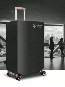 1个行李箱套，采用优质无纺布材质，防水防尘设计，旅行行李保护套，透明防尘拉杆箱保护套，适用于20英寸至30英寸的行李箱，不含行李箱，适合收纳旅行必备物品，旅行整理包，适合海滩度假、暑假旅行、返校季等场合。 - 彩色 - 查看 2