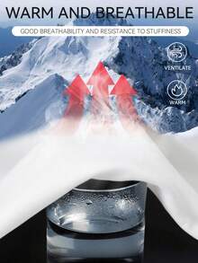 男士保暖内衣套装 - 保暖内衬锁住温暖，亲肤透气避免闷热，修身剪裁不臃肿，适合秋冬季居家休闲、通勤叠穿，是理想的圣诞礼物，保暖舒适。 - 白色 - 查看 5