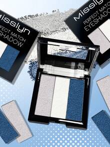 Misslyn 三色高显色眼影盘，易于涂抹和晕染，打造活力四射的眼妆。哑光、珠光和闪片质地，打造多层次的Y2K风格妆容，完美适用于派对、海滩、旅行、度假和户外活动。 - 90N - 查看 5