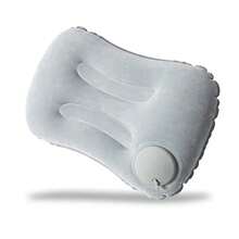 1 pièce Oreiller gonflable de voyage de camping, oreiller de piscine, oreiller de voiture ultra doux pour le soutien du cou et du dos. Équipement de camping, articles essentiels de camping - Multicolore - Voir 11