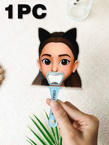 Abridor de botellas con diseño personalizado de rostro, abridor de botellas de cerveza, abridor de botellas con imán adjunto que se puede adherir al refrigerador. Sirve como un regalo decorativo para restaurantes, bares, fiestas y bodas, un regalo ideal para el Día del Padre, un imprescindible para bodas. Es multifuncional, altamente decorativo y reutilizable. - Multicolor - Ver 13