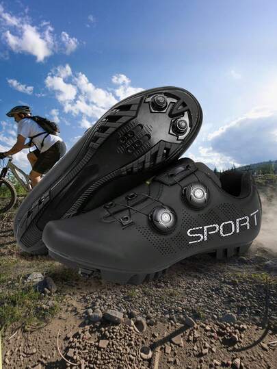 Professional Cycling Shoes,MTB Off-Road Outdoor Mountain Bike Shoes For Both Men And Women,Suitable For Various Terrain Bicycle Athletic Shoes,Anti-Slip Wear-Resistant,Lightweight And Breathable,Adjustable Double Rotating Buckles,GL Good-Looking And Fashionable,Hiking Shoes