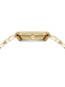 Anne Klein Women's Oval Faceted Quartz Bracelet Watch Perfect Gift For Her - Gold - View 2