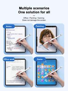 Capacitive Stylus Pen Suitable For Tablets, Smartphones And Other Touchscreen Devices, Handwriting Pen, Drawing Pen - Multicolor - View 8