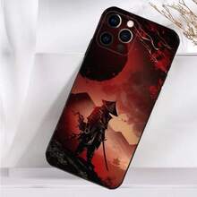 Custodia per telefono in silicone morbido compatibile con 16, 15, 14, 13, 12, 11 Plus, Pro Max, XS, X, XR, SE, Mini, 8, 7, con motivo Bushido dell'arte samurai, compatibile anche con 17 Pro Max, 17 Pro, 17 - Z6 - Visualizzare 7