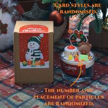 Set di candele profumate natalizie, con candele a forma di Babbo Natale, pupazzo di neve, renna e albero di Natale. Crea un'atmosfera calda e festiva. Ideale come candele da tavola per riunioni familiari, celebrazioni invernali o come regali romantici per amici, bambini e familiari. Decorazioni natalizie, composizioni natalizie