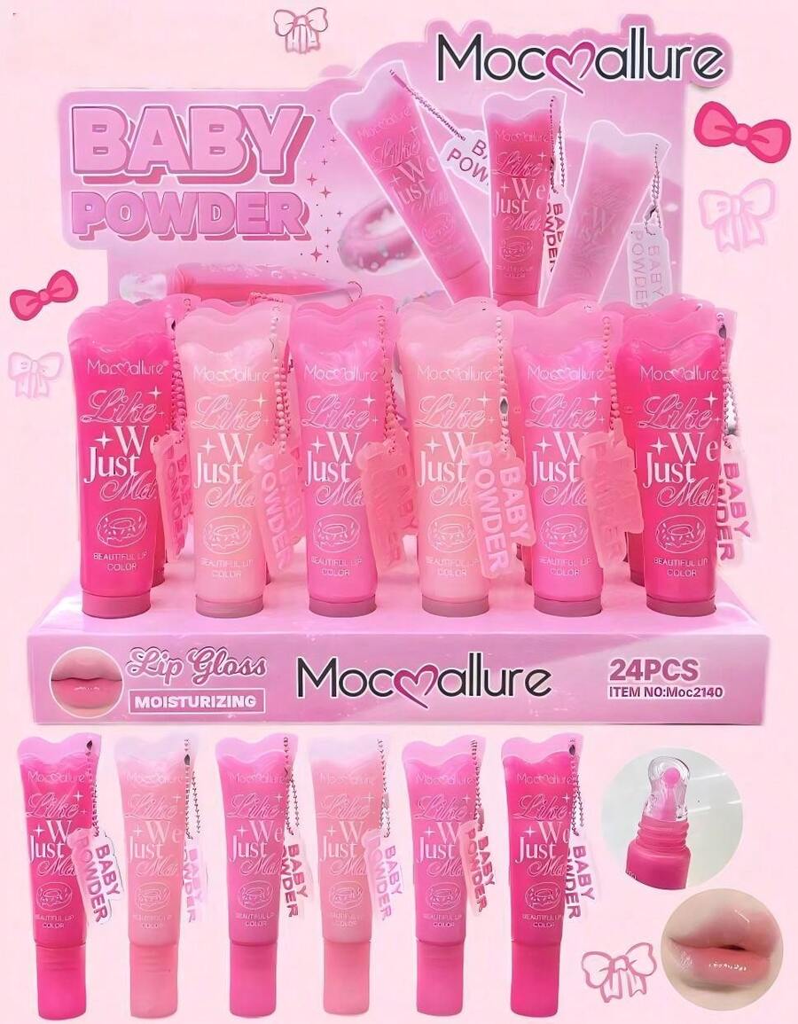 Matte Lip Gloss,Lip oil,Box with 24Pcs