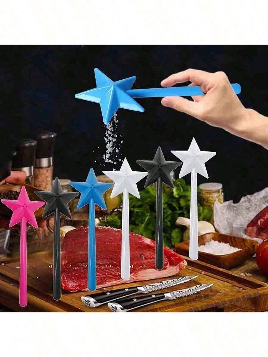 1 buah Set Wadah Bumbu Dapur dengan Pengocok Garam & Merica 3 Lubang, Stoples Penyimpanan Bumbu Anti Bocor, Wadah Bumbu Praktis untuk Dapur Rumah/Piknik Luar Ruangan/BBQ, Perlengkapan Memasak & Makan di Luar Ruangan yang Tahan Lama untuk Penggunaan Sehari-hari, Wadah Bumbu, Peralatan Dapur, Bumbu, Kotak Penyimpanan Bumbu