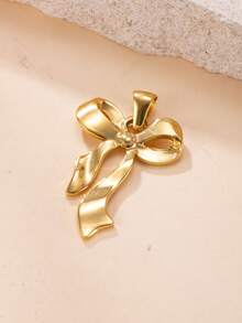 1 قطعة قلادة معلق هندسي أنيق وجميل من الفولاذ المقاوم للصدأ، مناسب لصنع المجوهرات DIY - الذهبي - مشاهدة 6