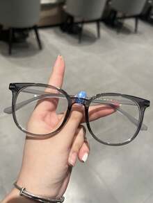 1 buc. Ochelari de vedere fără prescripție medicală pentru femei, ramă rotundă clasică nouă, ultra-ușori și confortabili, versatili, potriviți pentru un look fără machiaj, modelarea feței, protectori, cadou de sărbători, purtare zilnică, naveta, online, birou - clar - Vizualizare 16