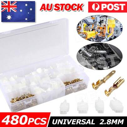 480X Auto Motorcycle Car Electrical 2 3 4 6 Pin Wire 2.8 Mm Connectors Terminals