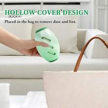 Washable Lint Roller - Reusable, Portable, Mini Travel Size For Clothes, Furniture & Pet Hair Removal (New Green Design) - Màu xanh Bạc hà - Xem 9