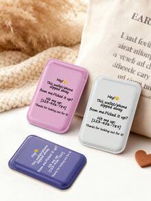 Custom Magnetic Wallet Card Holder,Customized Text Anti-Lost Phone Wallet Compatible With Iphone 14 Pro Max 13 12 11 Card Clip Phone Case,Credit Card Holder For Phone Case,Credit Cards, Transit Cards, State ID Cards, Season Picks,Cell Phones & Accessories,Father's Day Gift, Gift For Mom/Dad, Gift For Him/Boyfriend/Husband, Gift For Her/Girlfriend/Wife Birthday Graduation,Xmas Decoration - Multicolor - View 5