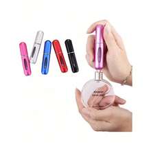 5ml Mini Refillable Perfume Atomizers - Portable Travel Fragrance Spray Bottles With Empty Pump Cases (5ML Scent Atomizers For Everyday Use), Perfume Bottle - màu đen - Xem 3