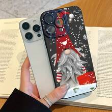 Estuche de Teléfono Suave y Elegante: Estuche de Teléfono de Gnomo de Copo de Nieve de Invierno, Lindo Estuche de Teléfono Completo Anti-Caída, Cubierta de Teléfono de TPU Duradera y a, Compatible con 17/17/16/15/14/13/12/11 Pro/Pro/Plus, Estuche de Teléfono de Gnomo de Navidad, Estuche de Teléfono de Invierno, Estuche de Teléfono de Copo de Nieve, Funda de Silicona Absorbente de Impactos: Protege tu Teléfono de Cada Caída. - 1 pieza - Ver 9