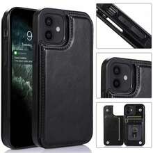 Funda tipo cartera compatible con iPhone 16, 15, 14 Plus, 13, 12 y 11 Pro Max Plus, con ranuras para tarjetas, soporte para tarjetas y doble imán. - Rosa - Ver 1