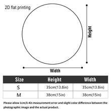 6 Pieces Elegant Silver Diamond Edge Placemats - 2D Printed Round Placemats For Home Decoration, Weddings, Parties, And Kitchen Table Decorations, Washable Polyester, 2D Flat - 6PC/Nhiều màu - Xem 6