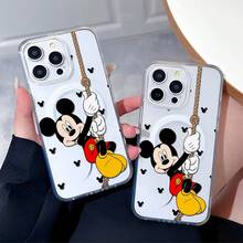 Disney Disney. ‌   Mickey Mouse Patterned Phone Case Featuring Fun And Playful Designs. Compatible With 17, 16, 15, 14, 13, 12, And 11 Pro Models. Made Of Durable TPU Material With Shockproof Protection. A Perfect Gift For Family, Frids, Birthdays, Holidays, And Special Occasions Like Valtine's Day..Christmas Accessories. - thông thoáng - Xem 3