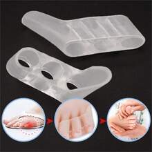 2/4只装透明硅胶脚趾套，舒适包裹，保护脚趾，保暖隔热，适合闺蜜节、宠物、嘉年华、派对装饰、鞋子、春夏精选、伴娘礼物、房间、卧室装饰、海滩、旅行、男女通用、度假等场合。 - 彩色 - 查看 8