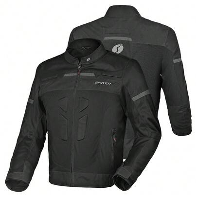 Jaqueta Vent Shiver Com Proteção Masculina Motociclista Motoqueira