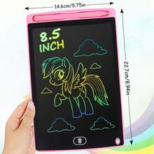 RSP 6.5"/8.5"/10"/12" LCD彩色繪圖與書寫平板，魔法塗鴉板，計數黑板，蒙特梭利學習教育玩具，適合3-8歲男孩與女孩，聖誕節/萬聖節/生日禮物，返校用品 - 彩色 - 查看 30