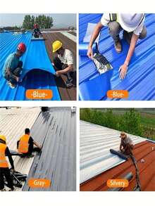 Waterproof, Heat-Resistant, Anti-Rust Super Sticky Repair Tape, High Temperature Resistant, Suitable For Home And Factory, Metal Surfaces, Roof And Iron Sheet Cracks Sealing, Leak-Proof, Household Items - Multicolor - View 6