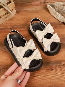 Fashionable Casual Toddler Boys Girls Roman Sandals, New Style Infant Flat Sandals, Simple Versatile Comfortable Walking Shoes - Beige - View 1