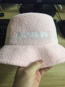 Hat Kangol Fisherman Hat Sun Hat For Men And Women Large Head Circumference  Towel HyunA Hat Bucket Hat Round Top - Mái vòm vải bông màu xám - Xem 10