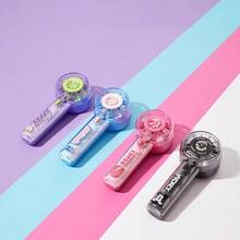 Miniso Pixar Series 2000mAh Transparent Turbo Fan - Transparent Shell Allows You To Clearly See The Internal Structure, 2000mAh Large Capacity Ensures Long-Lasting Operation, Allowing You To Enjoy Coolness While Working And Studying (1 Pc) - Multicolor - View 4