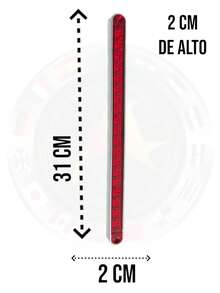 Barra De 31 Cm Con 20 Potentes Leds 12-24v - ROJO - Ver 7