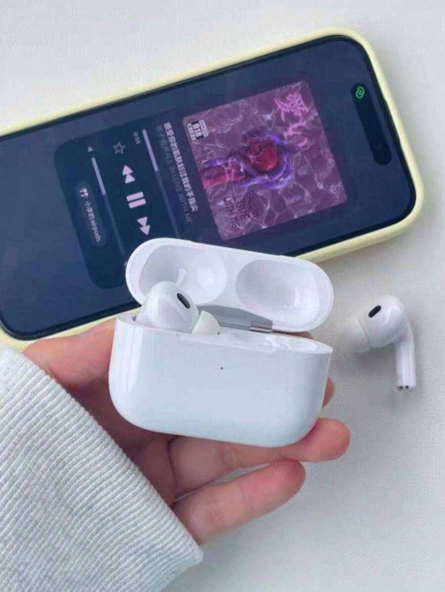 Auriculares inalámbricos verdaderos - Compatibles con Apple y Android, con micrófono incorporado, diseño resistente al sudor, hasta 24 horas de duración de la batería - Blanco, Auriculares > Inalámbricos, Estuche de carga compatible - Blanco - Ver 1