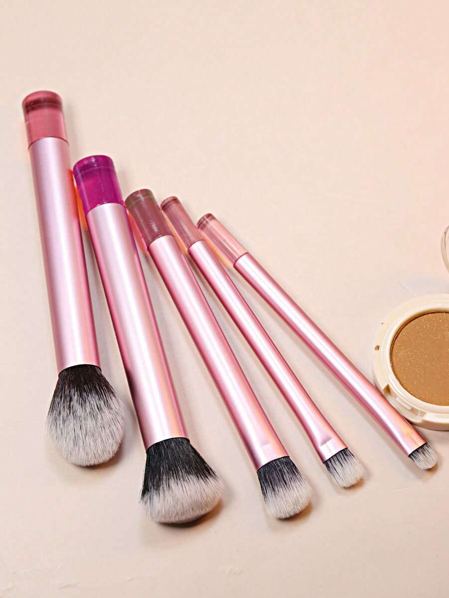 5pcs Makeup Brush Set: Contour Brush, Blush Brush, Eyeshadow Brush, Highlighter Brush, Precision Brush, Suitable For Beginners,Brush Set,Makeup Brush Kit,Make Up Brush Set,Make Up Set Complete,Makeup Brush Set,Complete Makeup Kit,Brush Kit,Brushes Makeup Set,Makeup Gift Set,Set
