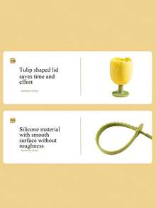 2/1个郁金香马桶座圈提升器，免提式马桶座圈开启器，适用于智能马桶/普通马桶，硅胶马桶座圈提升手柄 - 彩色 - 查看 7