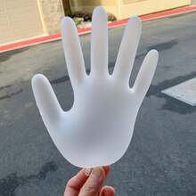100pcs PE Disposable Gloves, Transparent  Material, Thin And Lightweight Design, Comfortable Fit For Daily Kitchen Use, Dishwashing, Vegetable Washing, And General Household Cleaning - 透明色 - 查看 7