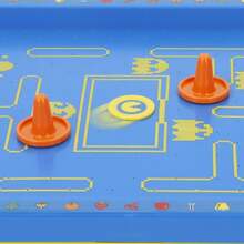 Color Baby Air hockey de sobremesa de , 42x23x8 cm, plástico resistente, 2 palas, 2 discos, 2 jugadores, juegos de mesa, juguetes para niños, diversión en familia, mayores 6 años ✅ Entrega 24/48h a España (península) - Multicolor - Ver 6