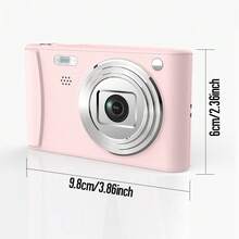 1080P HD Digital Kids Camera, 32G 2.8'' Large LCD Rechargeable Selfie Camera, Taking Photos, Recording Videos And Funny Headshot, Birthday Christmas And New Year Kids Toy Gifts For Girls Boys 3+ - Màu be - Xem 7