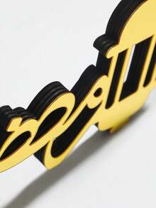 1件金色亚克力新月形桌面摆件，节日家居装饰，派对中心摆件，现代艺术装饰礼品，桌面摆件，节日标牌，波西米亚风格家居装饰，适用于客厅和卧室，灯笼造型庆典装饰