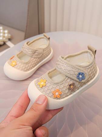 Toddler Soft Bottom Breathable Non-Slip Walking Shoes, Children's Fashionable Princess Shoes