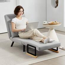 HOMCOM Futons - Light Grey - View 5