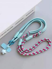 Tracolla staccabile con pendente a stella, portacellulare a tracolla, laccio antiscivolo per telefono da esterno