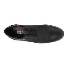 MEN'S CASUAL SHOES STYLO 8526 BLACK LEATHER - Black - View 5