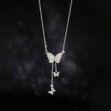 Women Collar & Accessories Set - 銀 - 查看 1