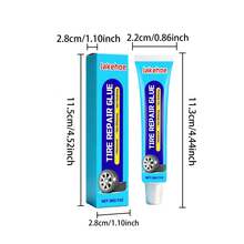 1支装轮胎修补胶，日常保养修补胶，用于修补汽车轮胎侧壁的穿孔、损伤和裂缝。