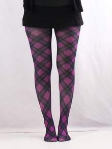 1 Pair Printed Tights/Pantyhose, Fashionable And High-End, Highly Elastic And Comfortable, Suitable For Daily Wear, Fashion Items, And Couples Gifts - Multicolor - View 7