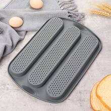 1PC 3-Cavity Large Silicone Bread Baking Tray - Non Stick Baking Mold, French Baguette Baking Tray, Suitable For Baguettes, Cakes, Meat Patties, And Long Breads, Easy To Demold,Baking Trays, Kitchen, Kitchen Accessories, Tray, Bread Mold, Sandwich Mold, Cake Molds, Pastry Shop, Bread Bin - Multicolor - View 10