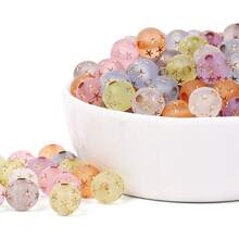 50/100pcs 8/10mm Gold/Silver/Transparent Matte Acrylic Five-Pointed Star Beads, Suitable For DIY Jewelry Making Such As Bracelets, Necklaces, Phone Chains - Multicolor - View 10